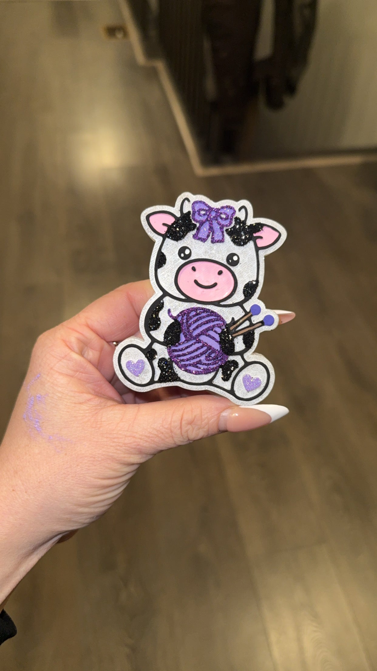 Knitting moo