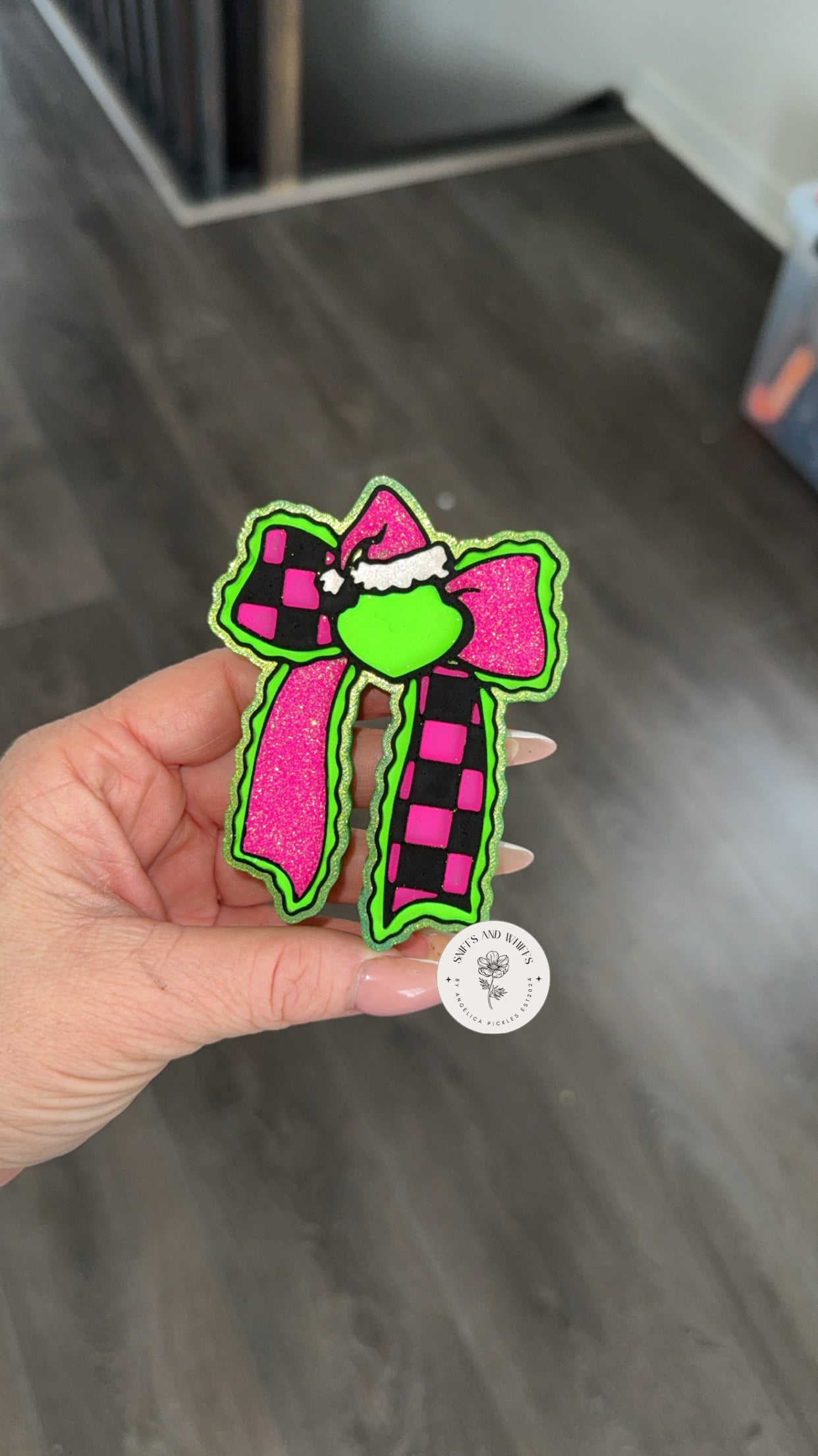 Grinch Bow