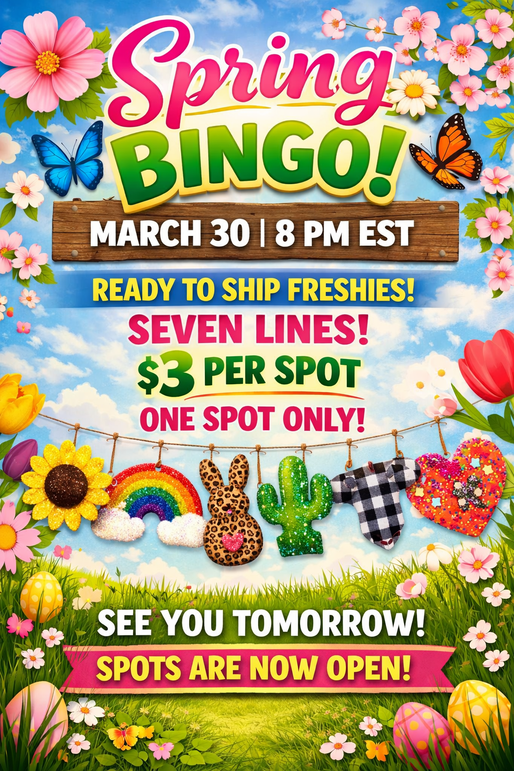Bingo Game 4 (One Spot Only)