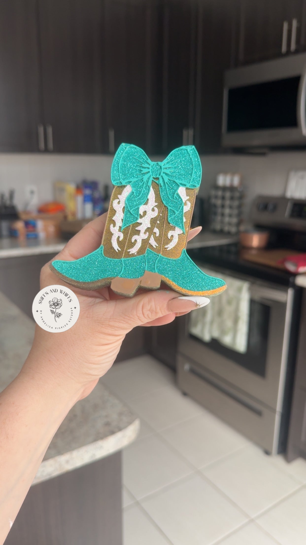 Cowboy Boots W/Bow
