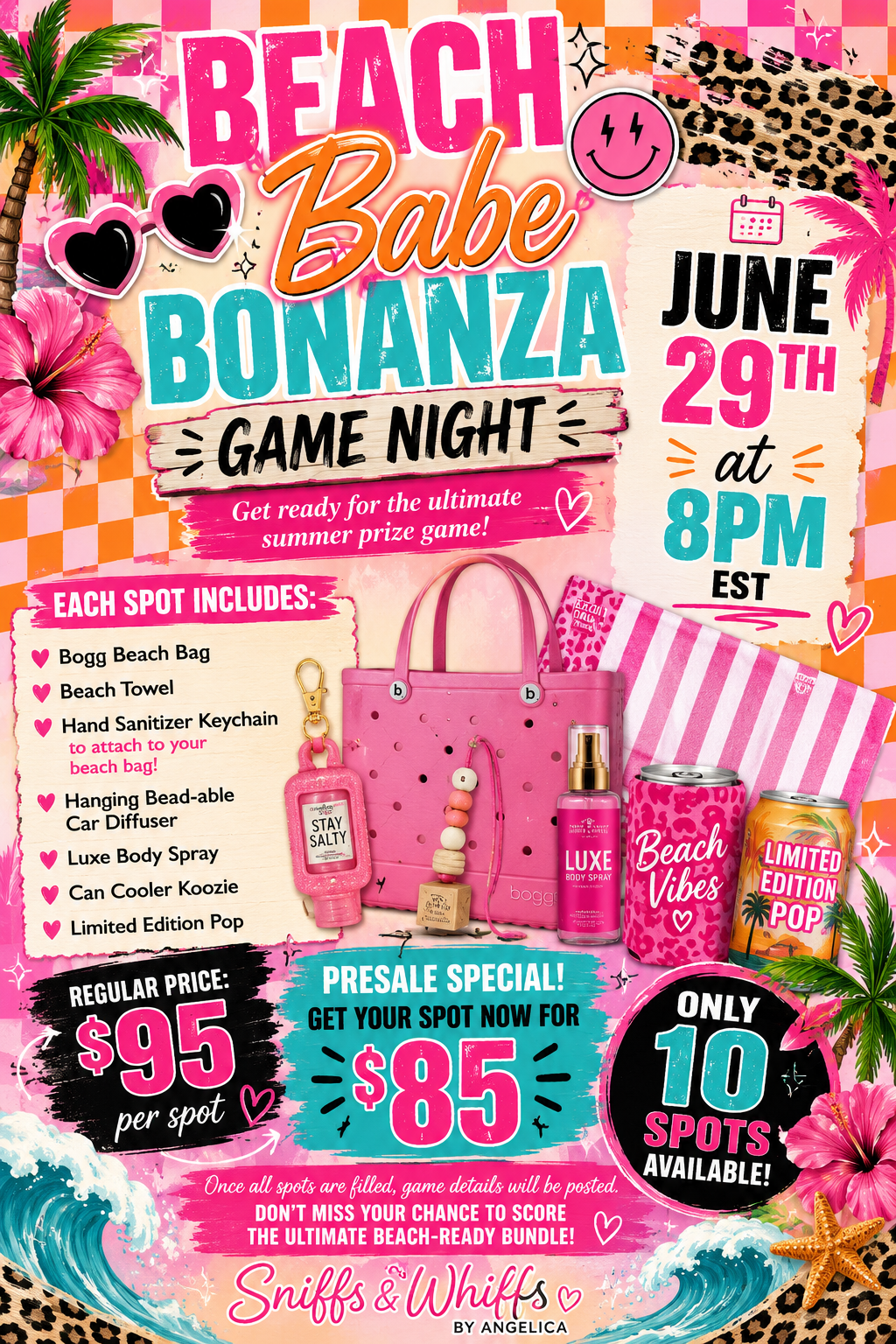 Beach Babe Bonanza (check out with lettermail)