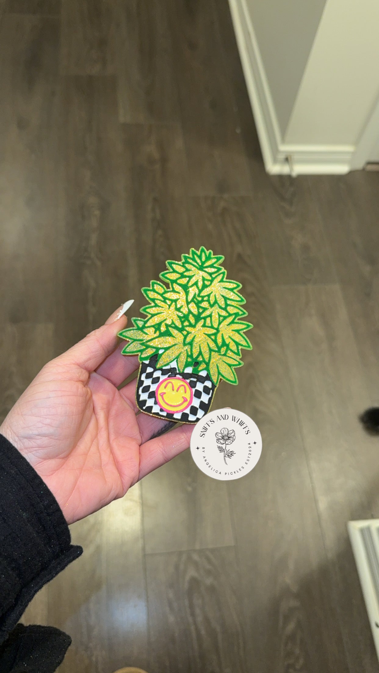 Checkered Pot Plant